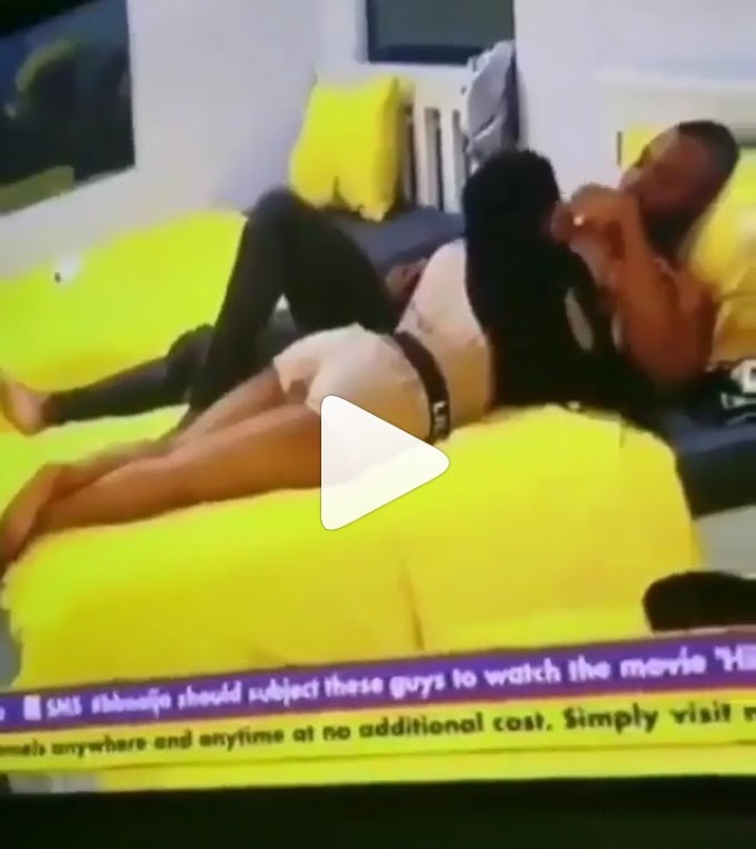 Bbnaija: Big Brother Captures Eric And Lilo's Moment Alone Together 