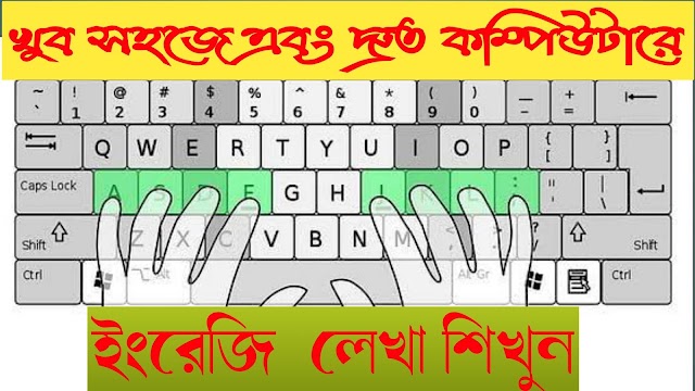 খুব সহজে এবং দ্রুত কম্পিউটারে ইংরেজি লেখা শিখুন 