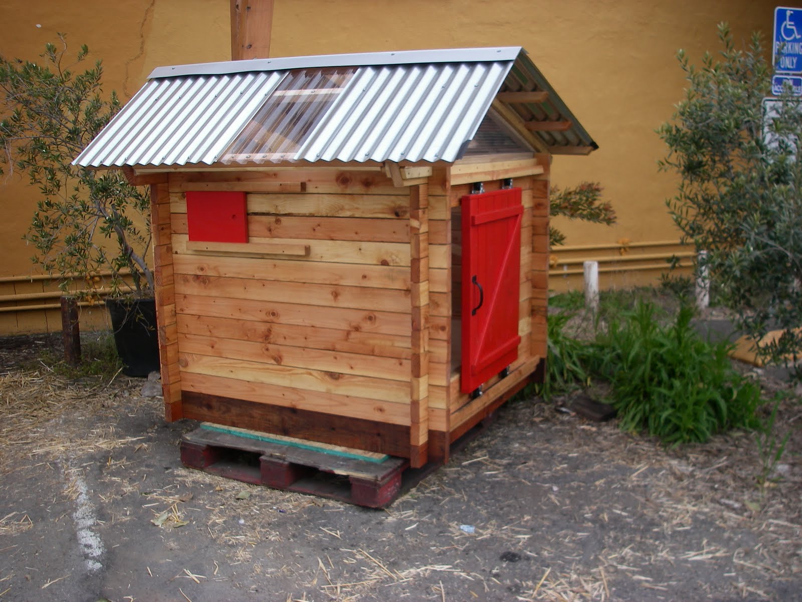 Just Fine Design Build: Modern Log Cabin Chicken Coop Now For Sale at 