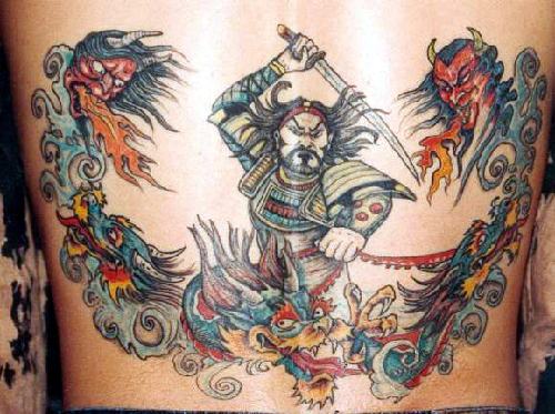 asian dragon tattoo. Another common Asian tattoo