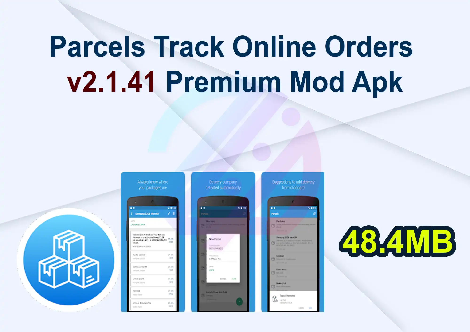 Parcels: Track Online Orders v2.1.41 Premium Mod Apk