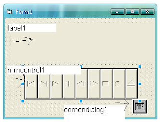 langkah menambahkan beberapa komponen mp3 di vb 6.0