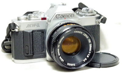 Canon AV-1 35mm SLR Film Camera (Chrome) Kit #202