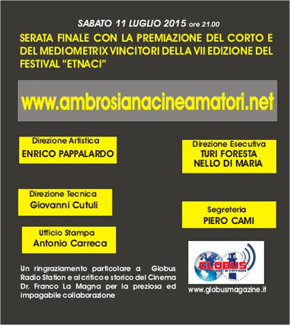 EtnAci Film Festival Aci Sant'Antonio