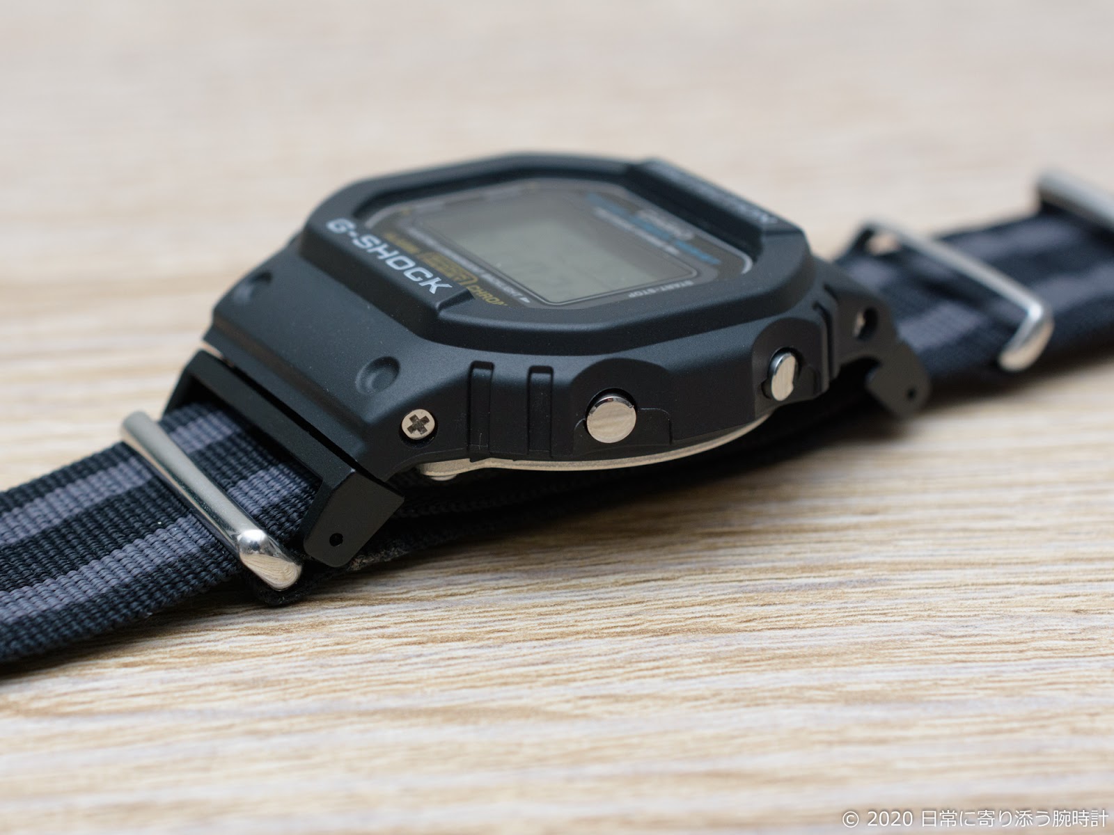 G Shockのストラップをカスタムする方法 Natoタイプ Dw 5600