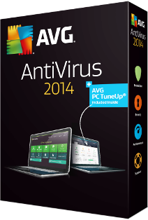 AVG Antivirus 2014 32Bit & 64Bit Active 374 Days