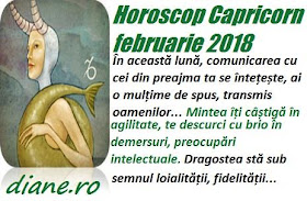 Horoscop februarie 2018 Capricorn 