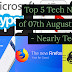 Top 5 Tech News of 07th August, 2018 - Nearly Tech