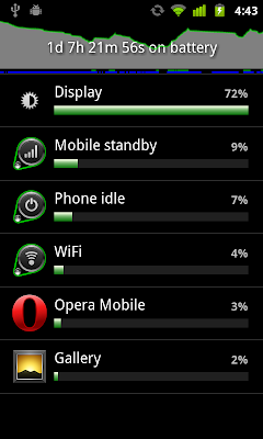 Check battery usage, with Intent.ACTION_POWER_USAGE_SUMMARY