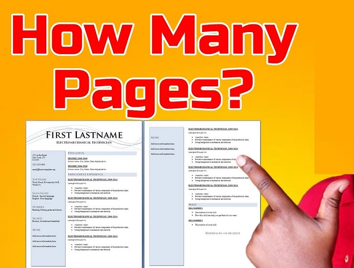 Resume length: how many pages you really need