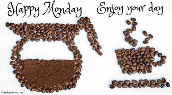 monday images with coffee beans