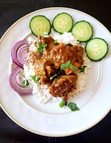 Parsi style Mutton Curry with Apricots, Persian Mutton Curry