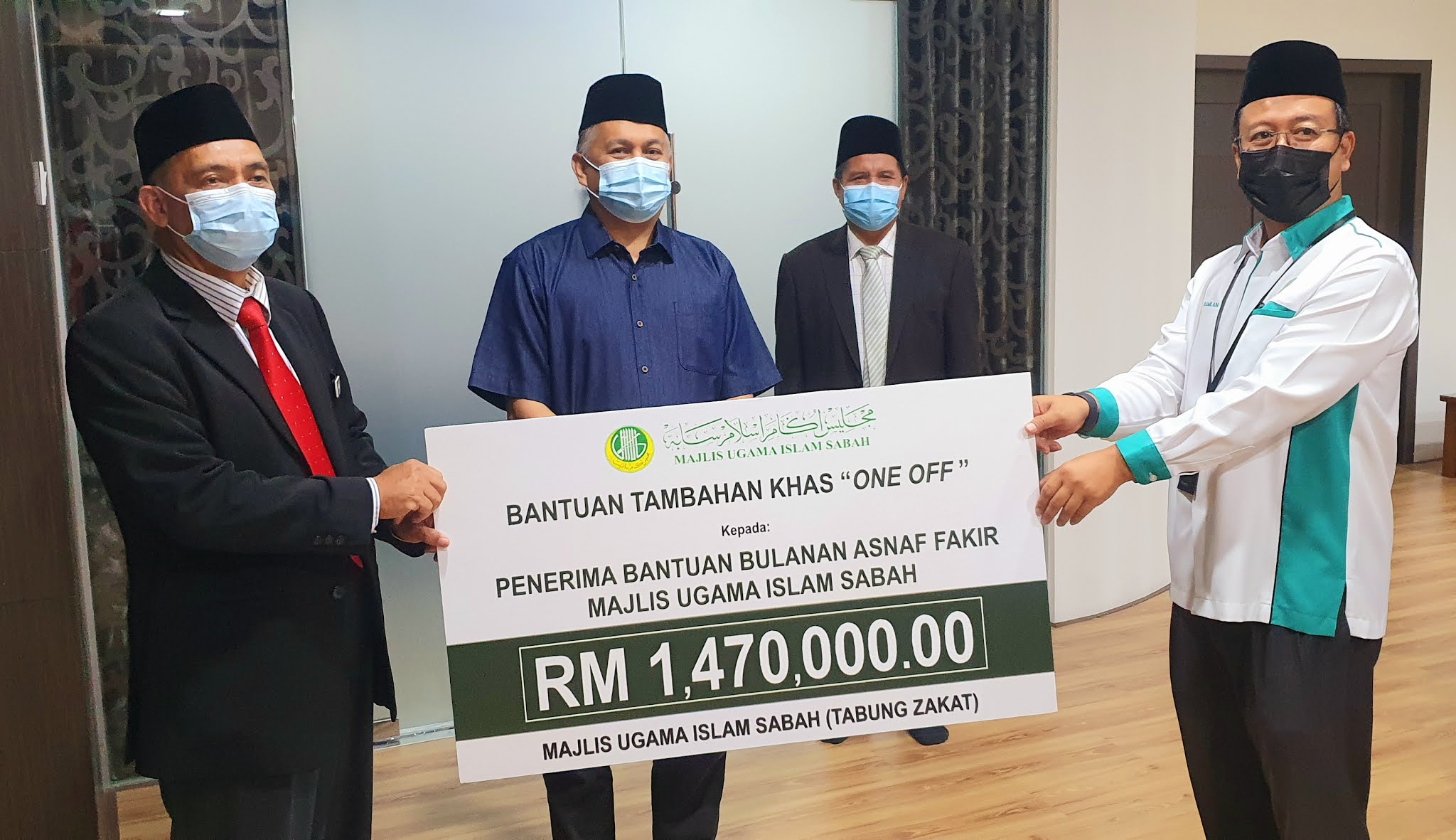 9,800 Asnaf Fakir terima bantuan tambahan "one off" RM150.00