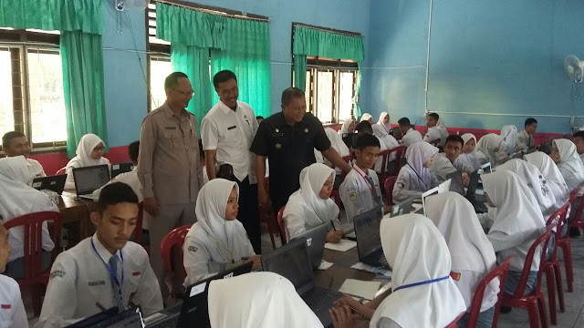 PJS Walikota Pagaralam Monitoring Kesiapan UNBK