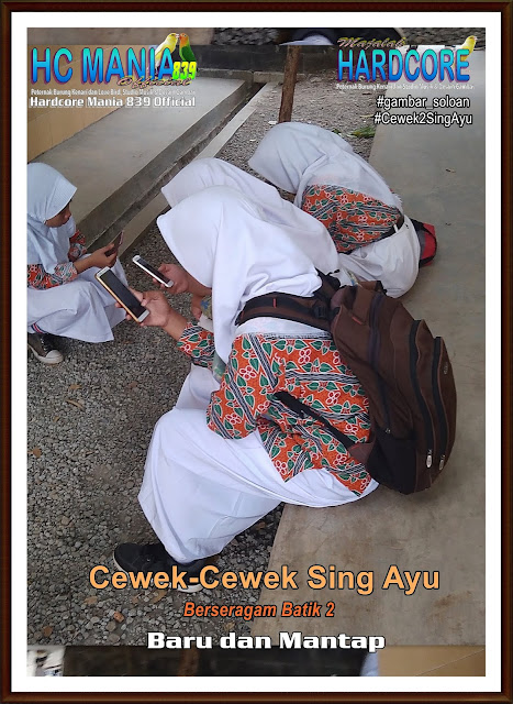 Gambar Siswa-Siswi SMA Negeri 1 Ngrambe Cover Batik 2 - Buku Album Gambar Soloan Edisi 6