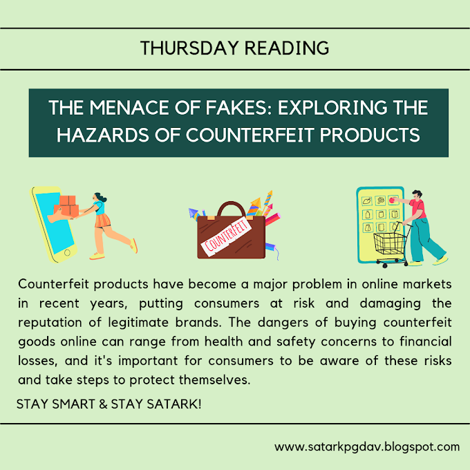 THE MENACE OF FAKES: EXPLORING THE HAZARDS OF COUNTERFEIT PRODUCTS