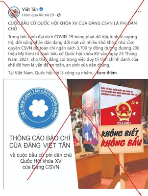  THÀNH CÔNG CỦA BẦU CỬ TẠI VIỆT NAM LÀ CÁI TÁT VÀO LUẬN ĐIỆU "PHI DÂN CHỦ" 