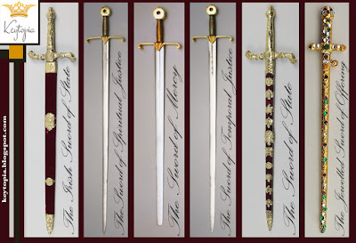 The Beauty 6 Swords of The Crown Jewel British Kingdom