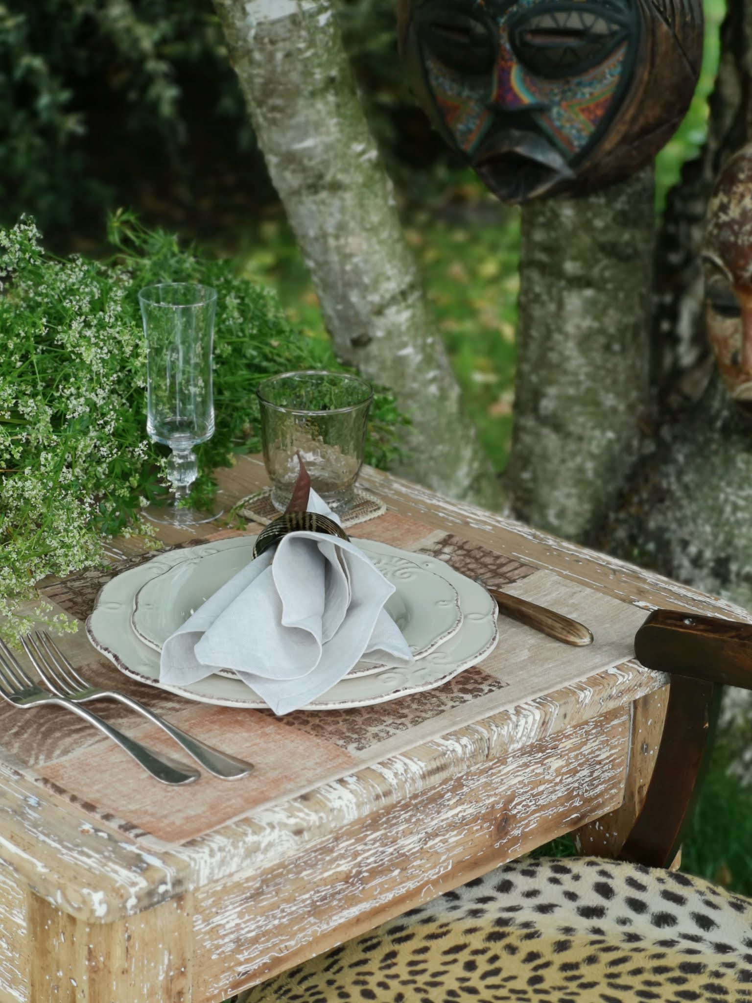 mise en place in stile afro