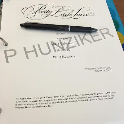 PLL 7x16 script for episode "The Glove That Rocks the Cradle"