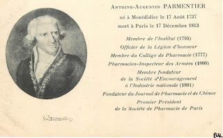 homme pharmacien armée hygiéniste nutritionniste pomme de terre