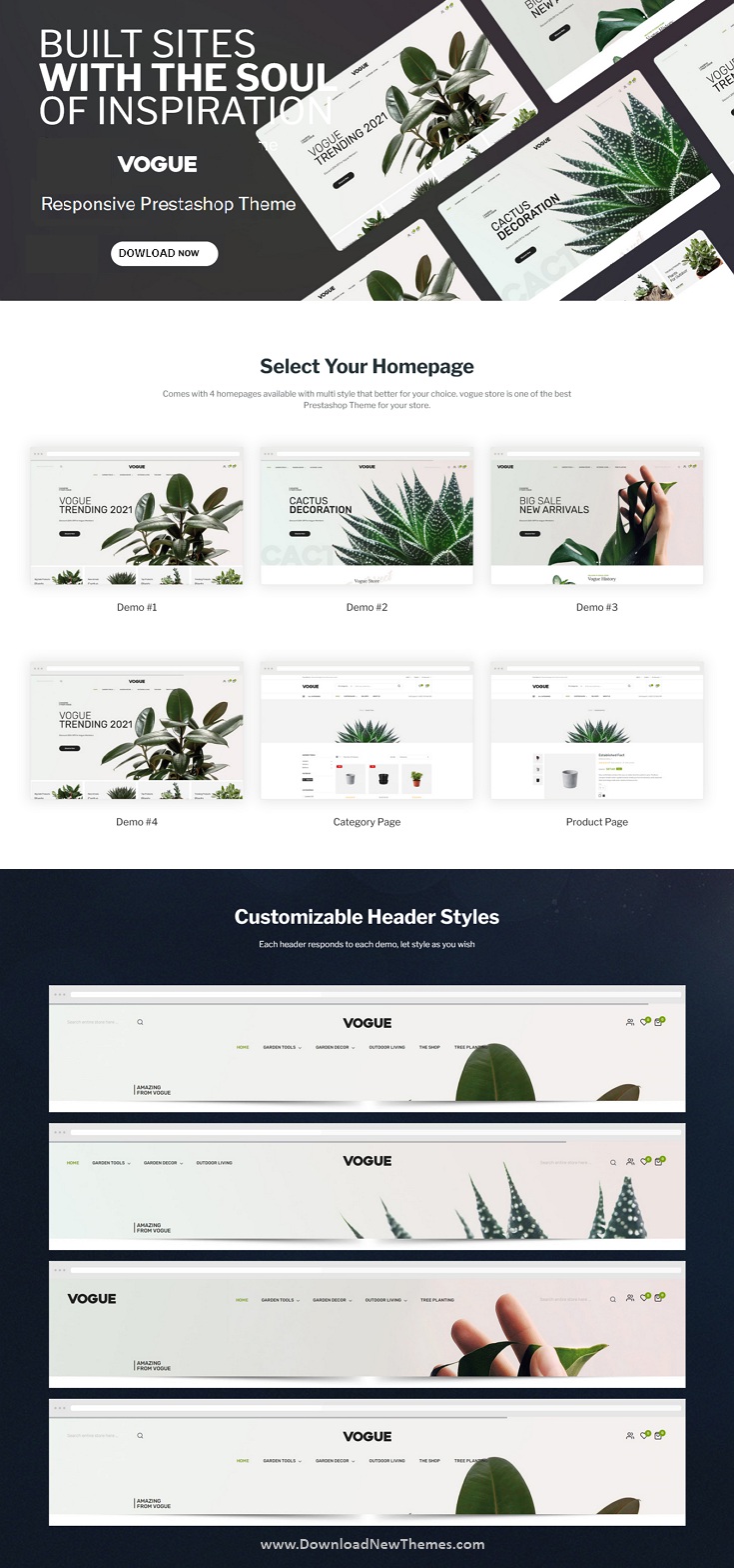 Plant Store Prestashop Theme