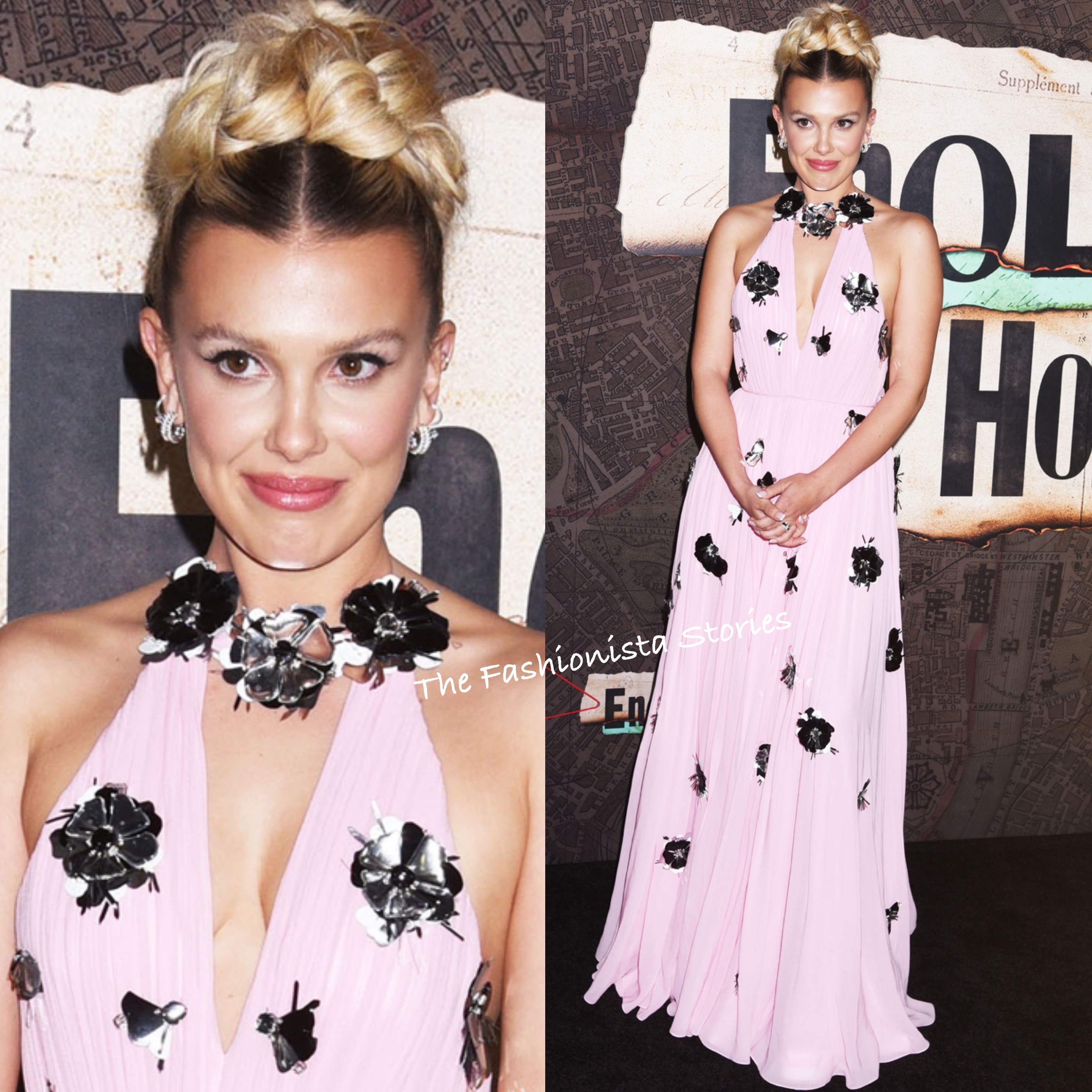 Milly Bobby Brown in Louis Vuitton at the ''Enola Holmes 2'' NY Premiere