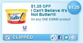 Save on I Can't Believe It's Not Butter!