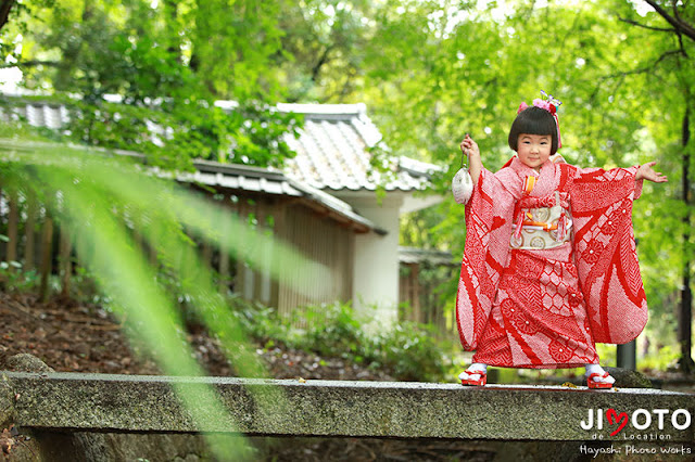 宇治上神社での七五三出張撮影