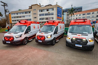 Teresópolis recebe três ambulâncias do programa ‘SAMU 100% RJ’