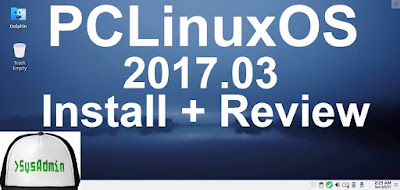 PCLinuxOS 2017.03 Installation and Review