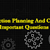 Production planning and control important questions for AU Apr May 2020 Exams 