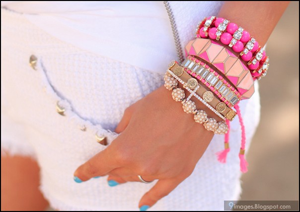 Bracelets, girl, fashion, short, cute