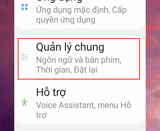 Cài đặt