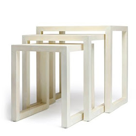 Made Goods White Nesting End Tables Clayton Gray Home