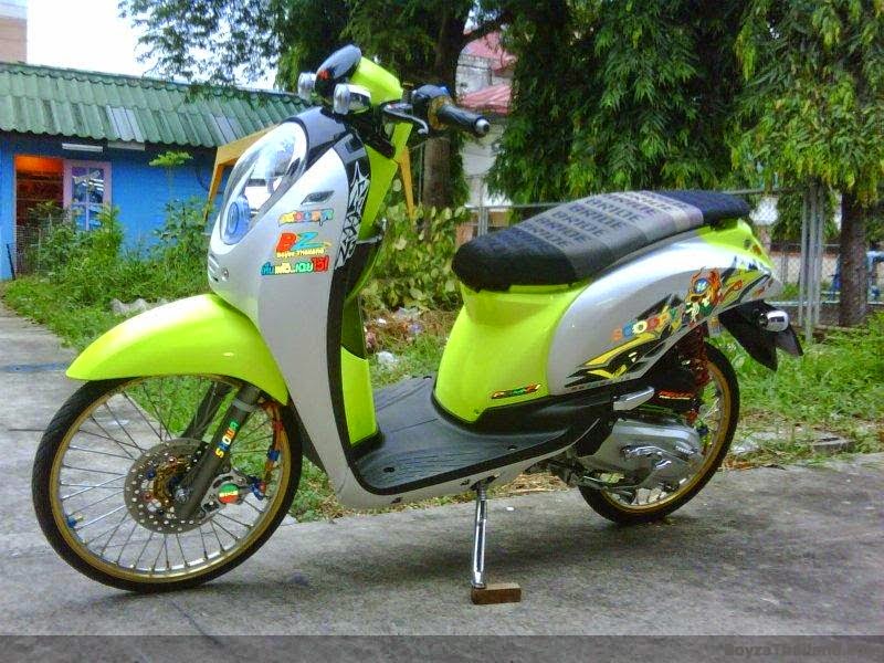 20 Modifikasi Motor Honda Scoopy Keren Terbaru Otomotiva