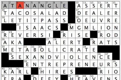 17+ Colorado Park Crossword