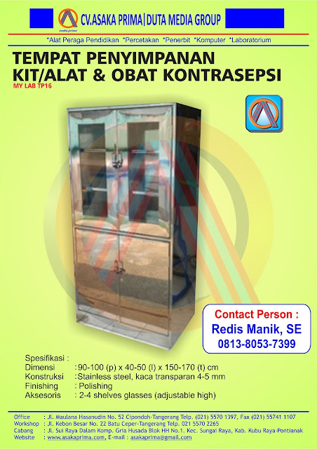 TEMPAT   PENYIMPANAN KIT ALAT DAN OBAT KONTRASEPSI BKKbN 2016 - tempat kit bkkbn 2016