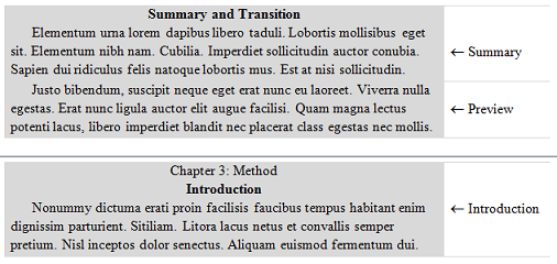 A dummy page illustrating the chapter bridge between chs. 2 and 3