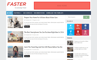 Faster Fast Loading Blogger Template