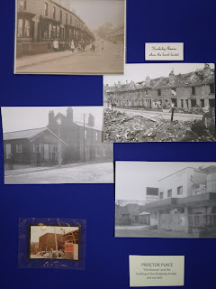 Photographs from the history of the church and Proctor Place
