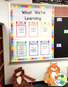 First Grade Classroom Reveal! | Apples to Applique