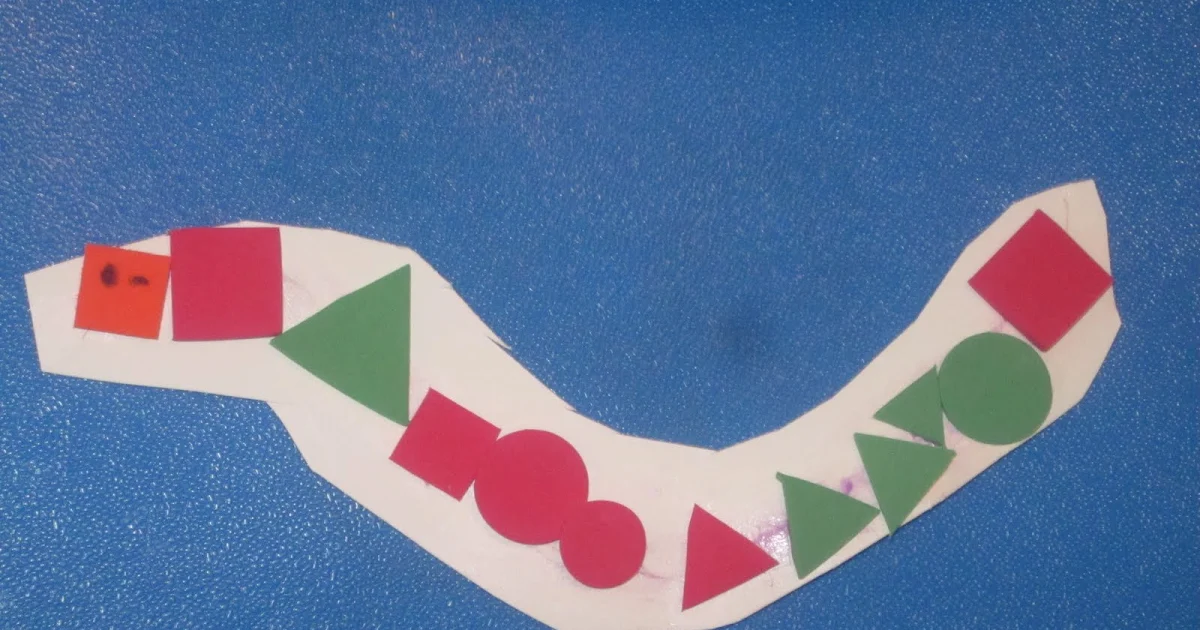 Preschool Learning Ideas: Snake Craft Idea