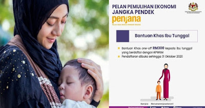 Semakan Status Bantuan Khas Ibu Tunggal RM300 Online (BKIT) 