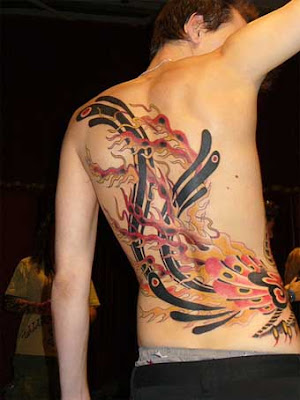 Japanese Phoenix Tattoo Design For Men(1)