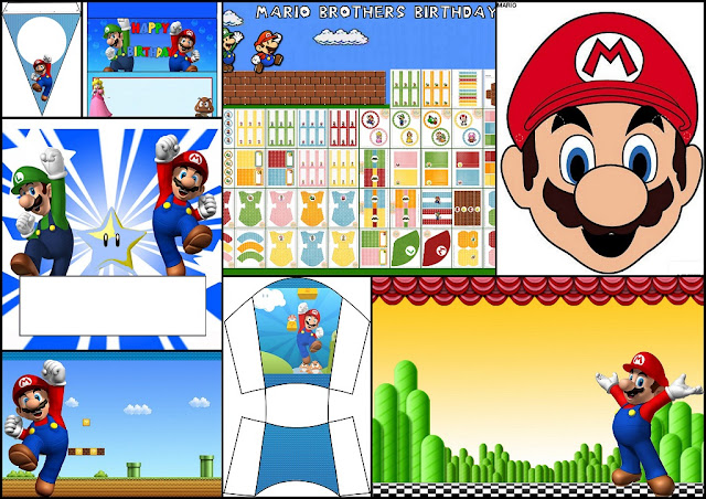 Super Mario Bros: Free Printables, Party Decoration Ideas and More. 