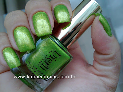 DRK, katiaemanias, Dierli, verde, carimbada, Nail Plus, 