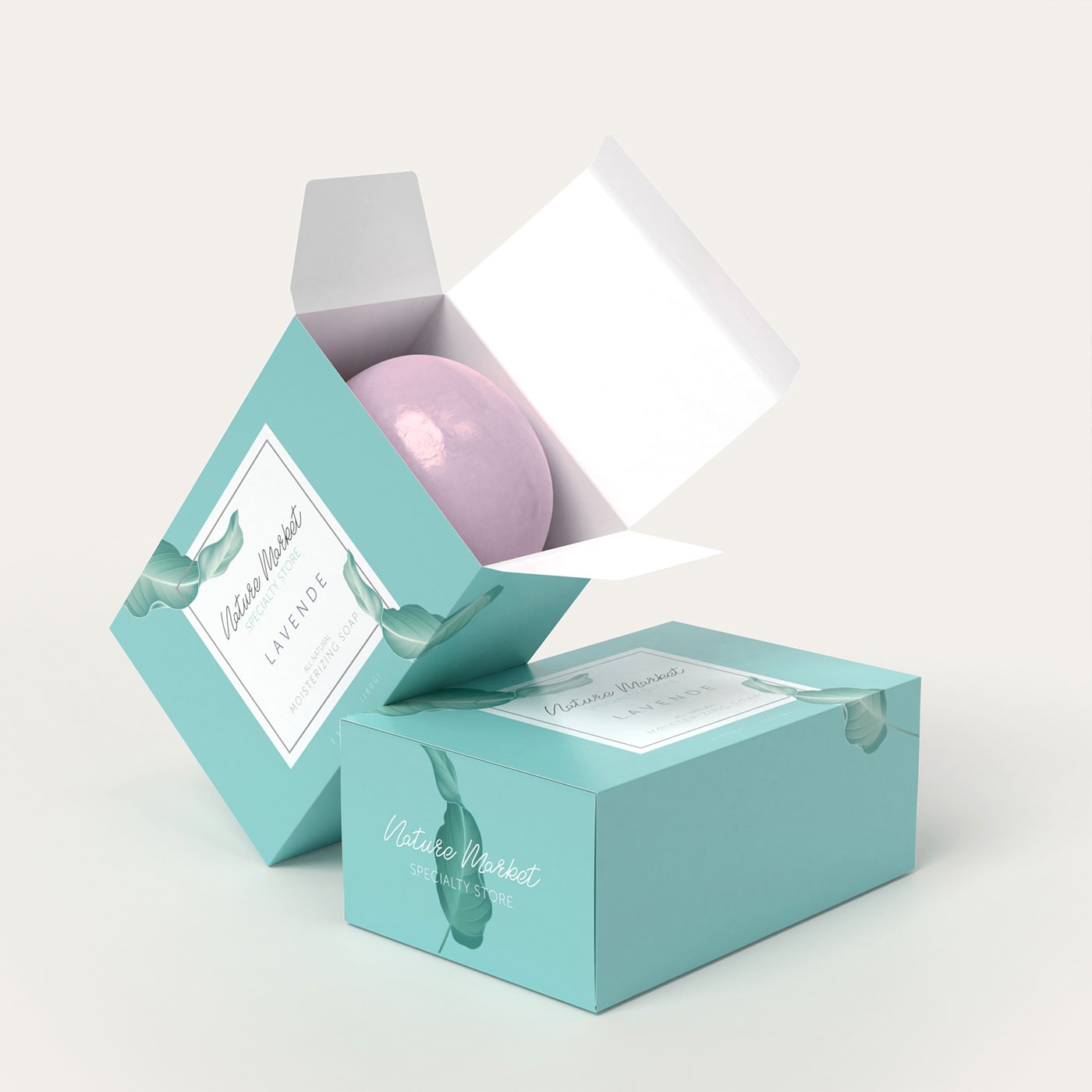 Custom printed soap boxes
