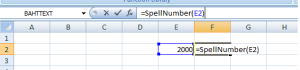  How to convert BAHT TEXT to English in excel