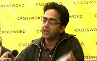 Rajat Chaudhuri at a book reading at Crossword